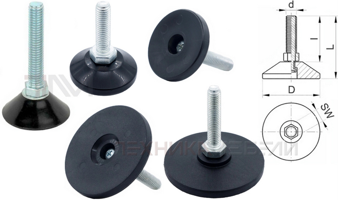 72110 Опора с конусным подпятником